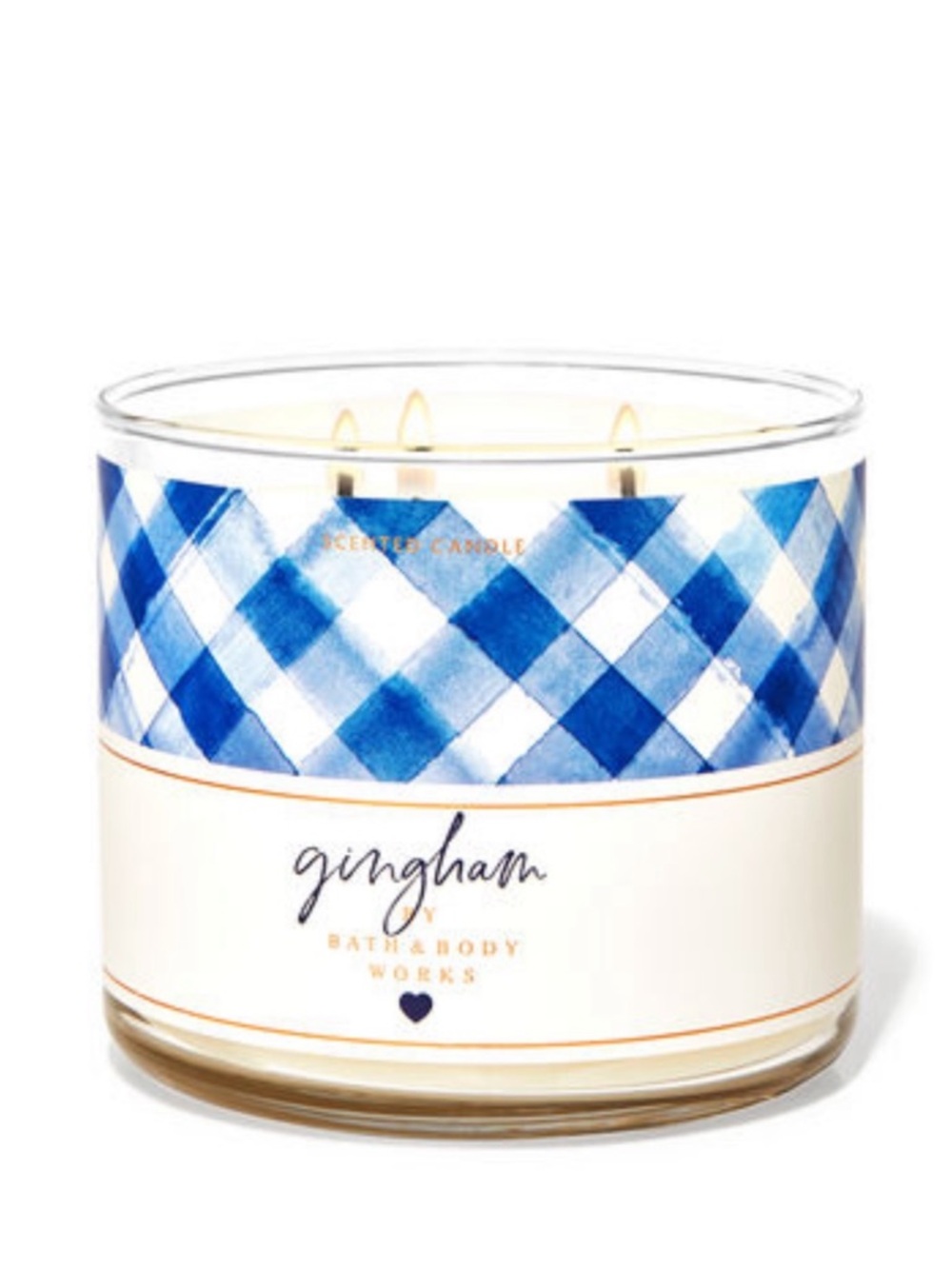 Gingham Candle